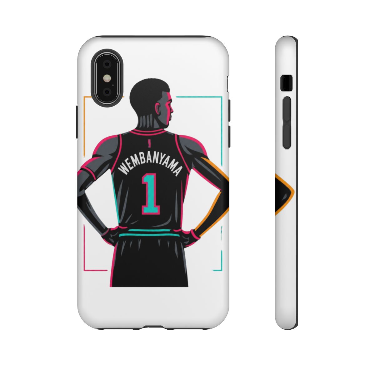 Victor Wembanyama Phone Case - alternate angle 1, merchandise
