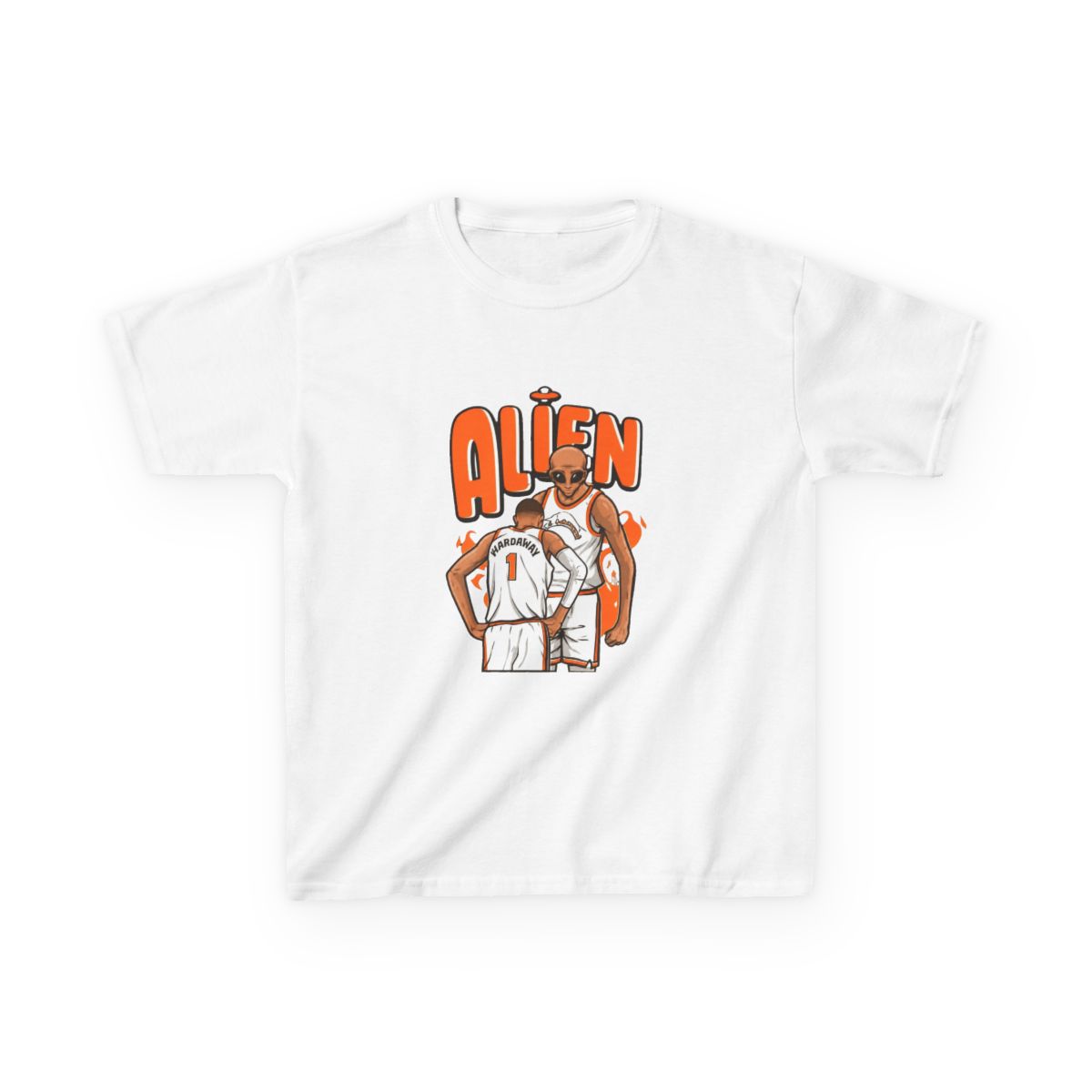 Victor Wembanyama Alien Cartoon Kids T-Shirt - alternate angle 3, merchandise