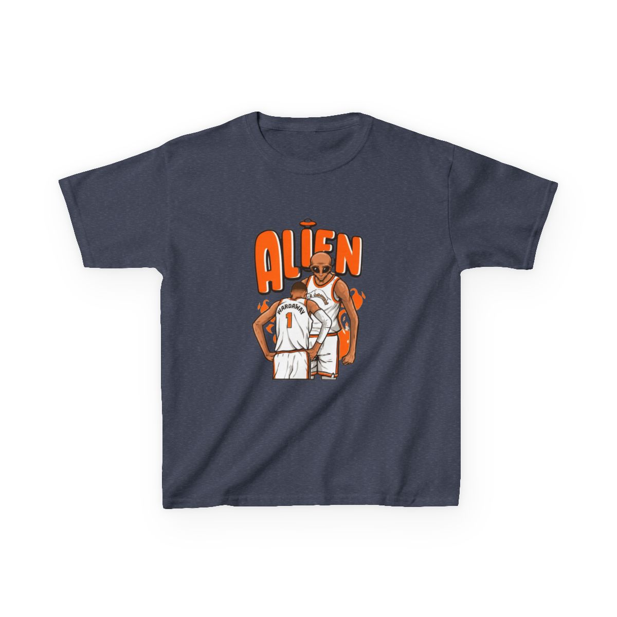 Victor Wembanyama Alien Cartoon Kids T-Shirt - alternate angle 2, merchandise