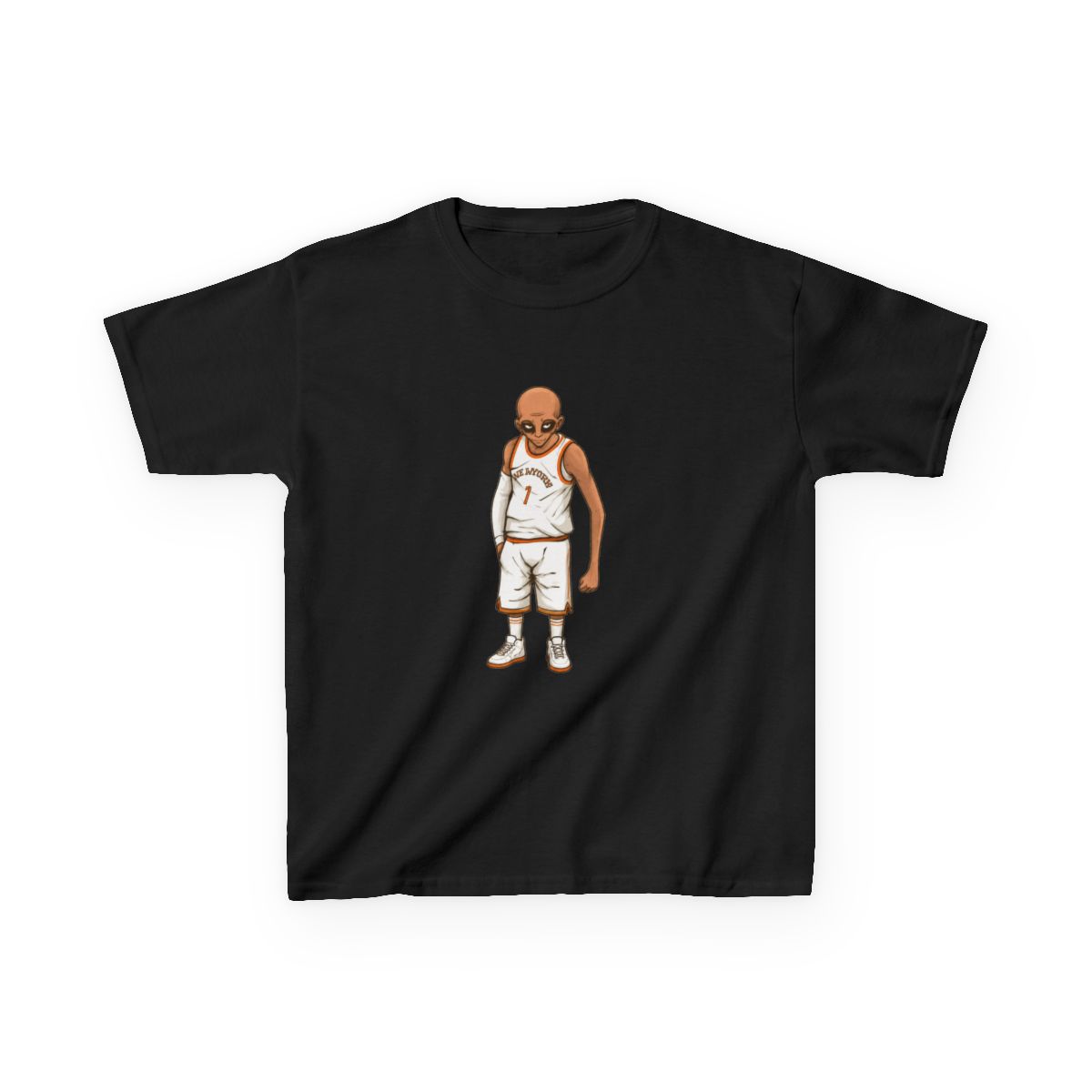 Victor Wembanyama Alien Celebration Kids T-Shirt - alternate angle 4, merchandise