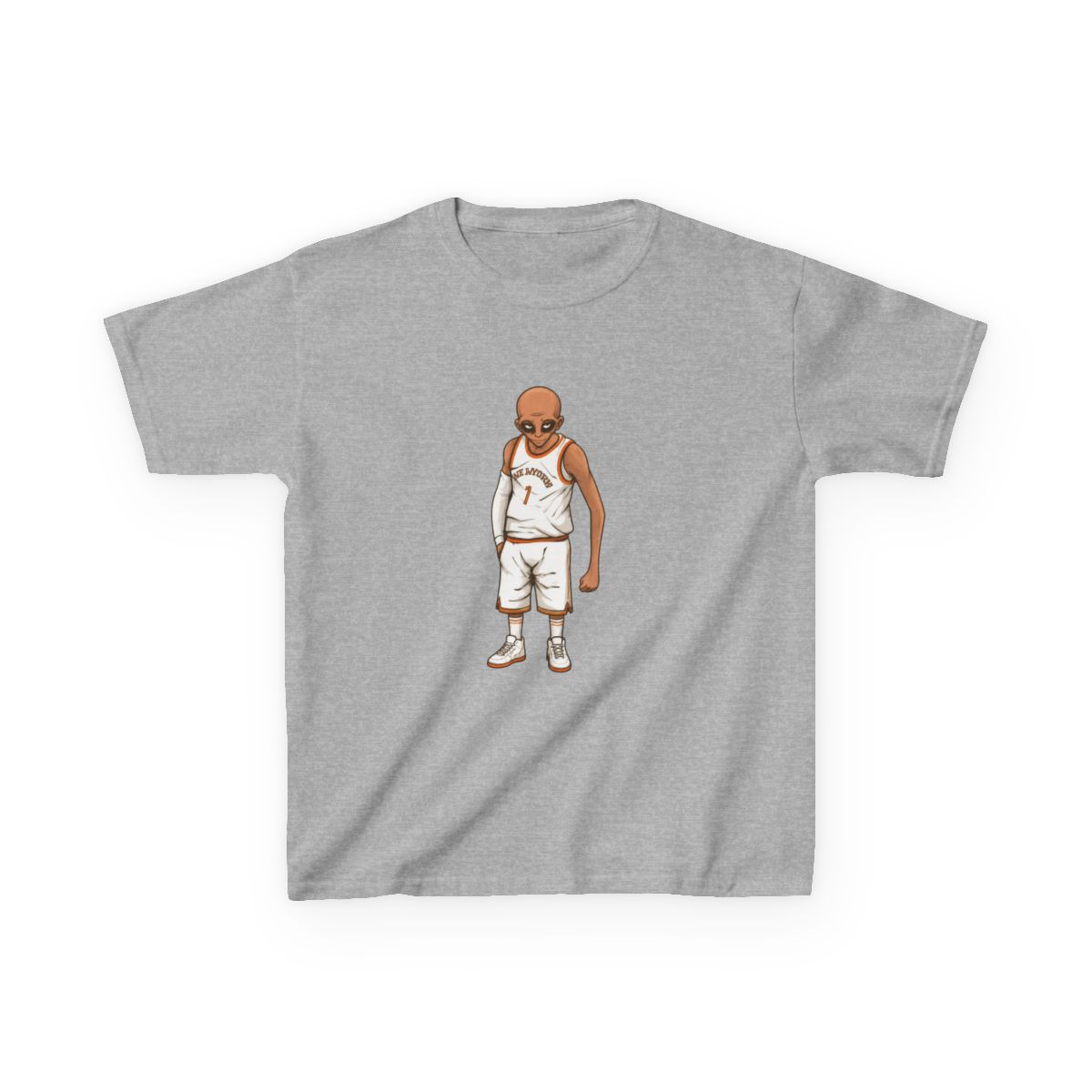 Victor Wembanyama Alien Celebration Kids T-Shirt - alternate angle 5, merchandise